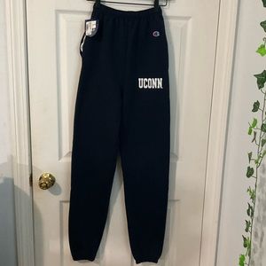 UCONN Champion Navy Cuffed Sweatpants